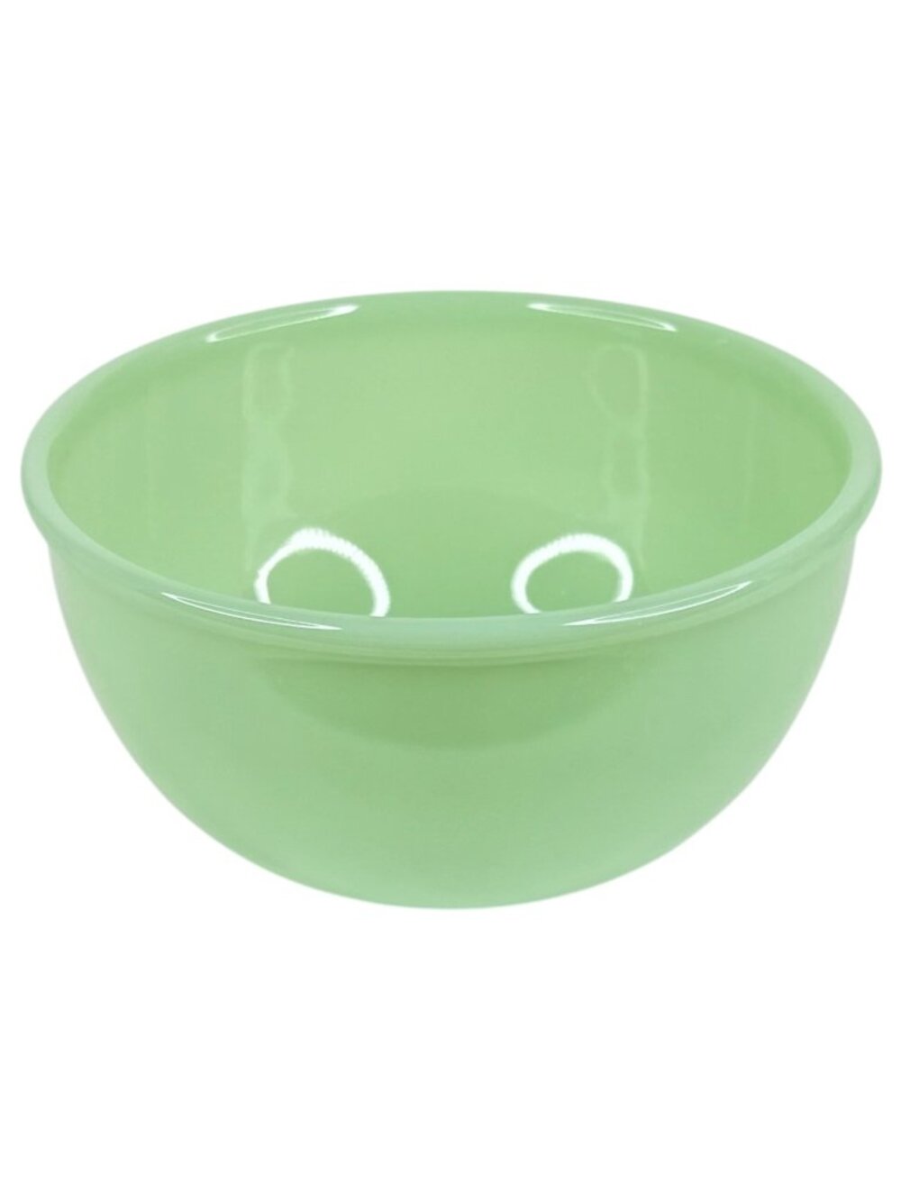 VTG Fire King Jadeite Mixing Bowl 6 Inch Marked #11 Ovenware USA Green 3"‎ Tall